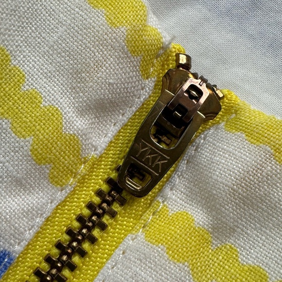 Hiho Tortola BVI Linen Striped Lowback Sleeveless Dress Large Coastal - Picture 10 of 12